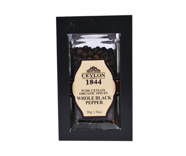 Ceylon Since 1844 Organic Whole Black Pepper - 50.00 g_F