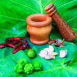 Wooden Motar and Pestle / Wangediya
