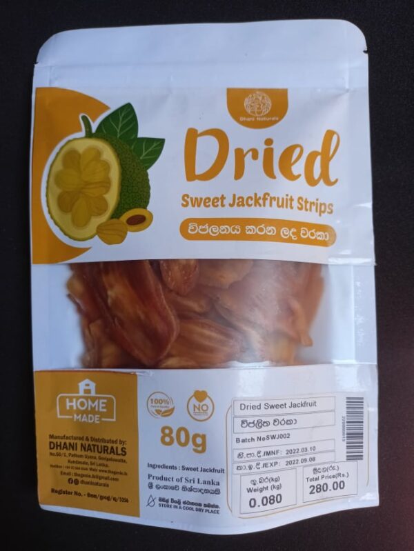 Dried Sweet Jackfruit Strips