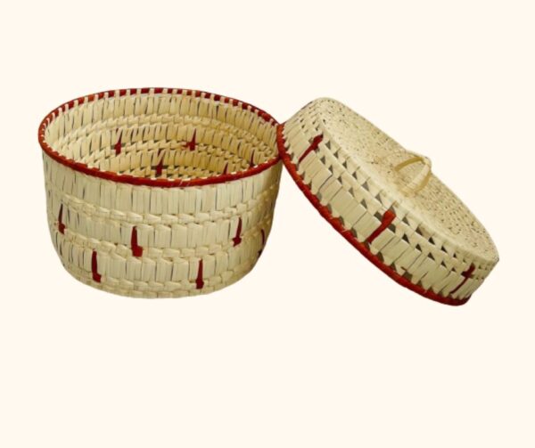 Palmyra Leaf Food Basket